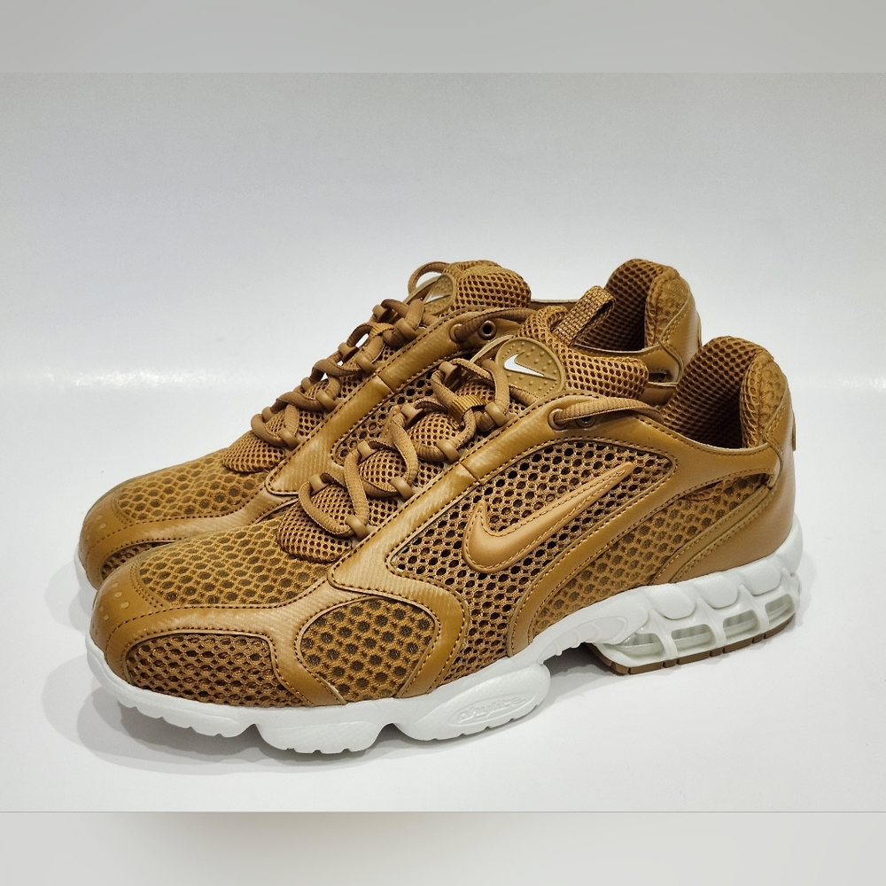 Nike Air Zoom Spiridon Cage 2 Wheat/Wheat Brown HQ3552-799 Men's Size 11 US NEW